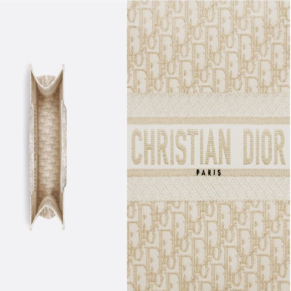 🆕 Christian Dior | Book Tote Gold Oblique Medium Limited Edition - Picture 2 of 4